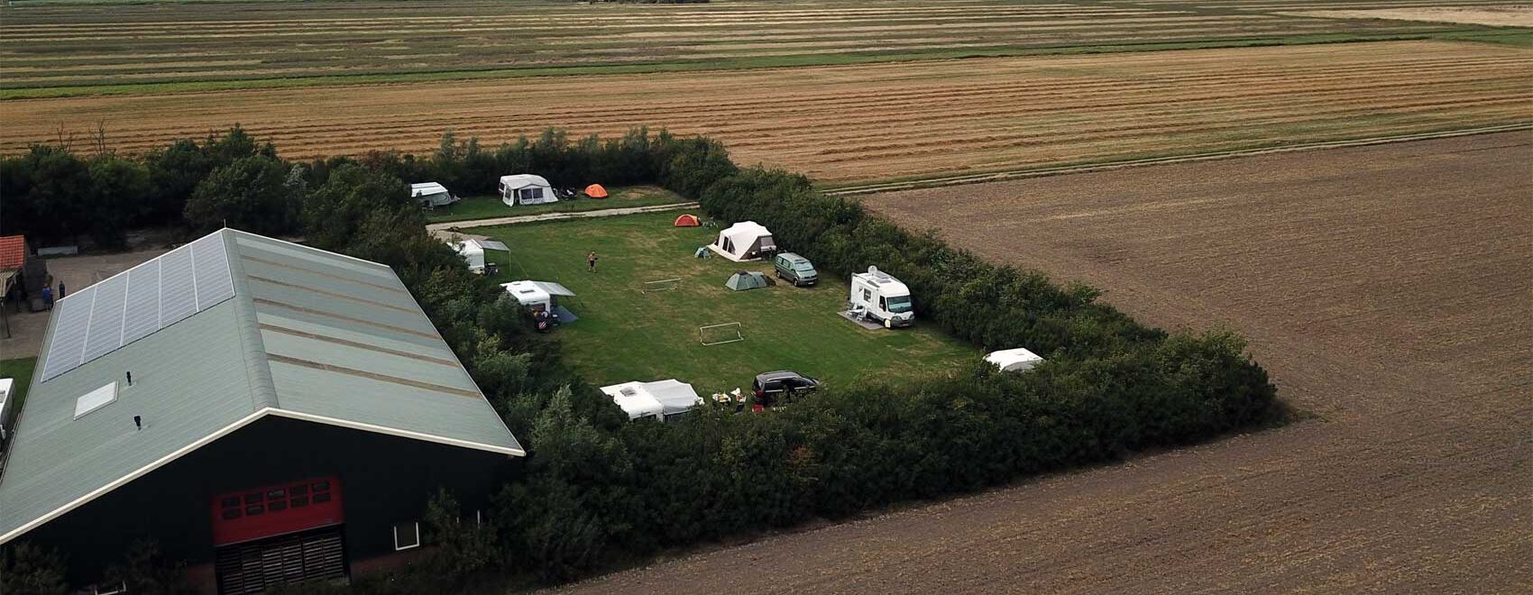 Kampeerveld 2 luchtfoto